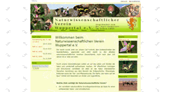 Desktop Screenshot of naturwissenschaftlicher-verein-wuppertal.de